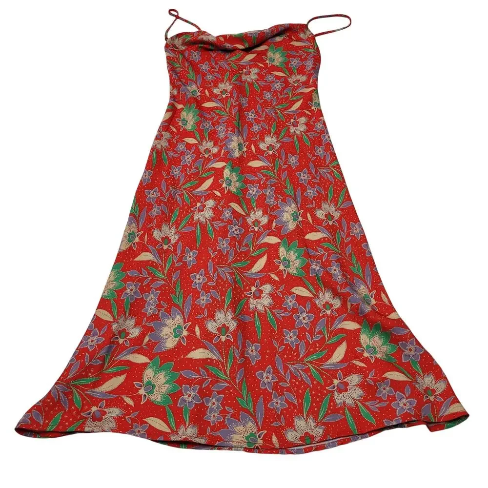 RESA Red Floral Maxi Dress - Picture 1 of 7